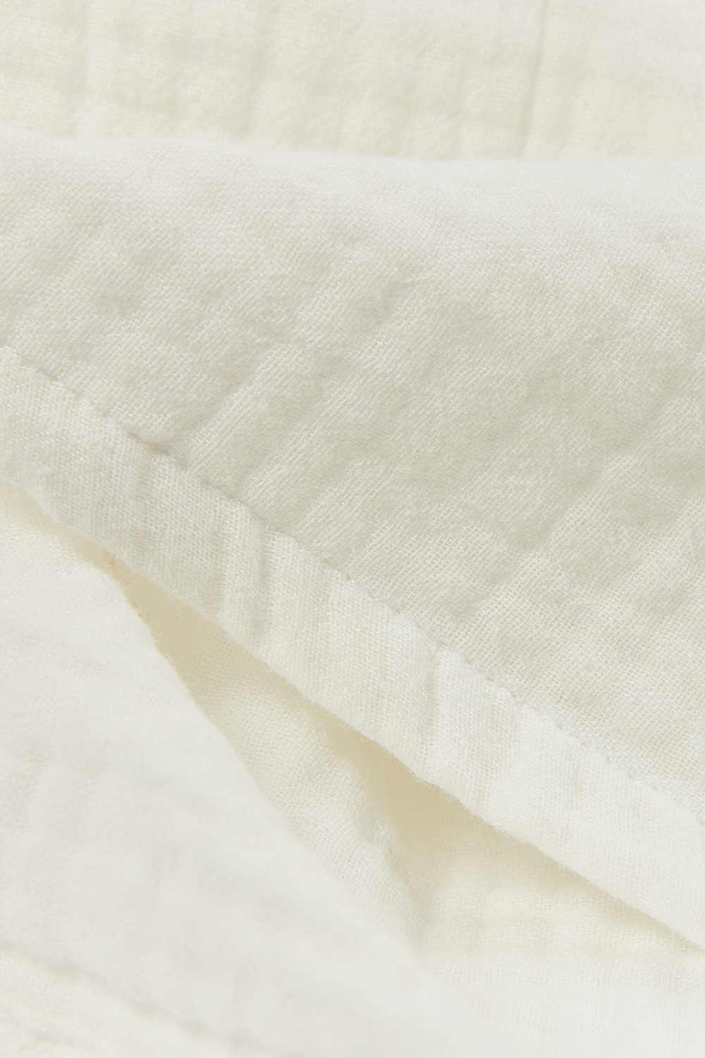 Ledikant Laken Hydrofiel Offwhite 100x150cm - afbeelding 5