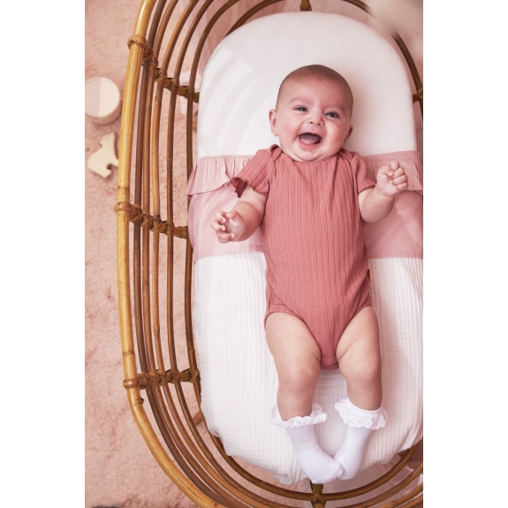 Meyco - Ledikant Laken Hydrofiel Offwhite 100x150cm