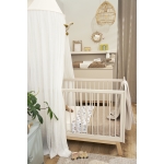 Wieglaken 2-pack Animal/Uni - Wit - 75x100cm