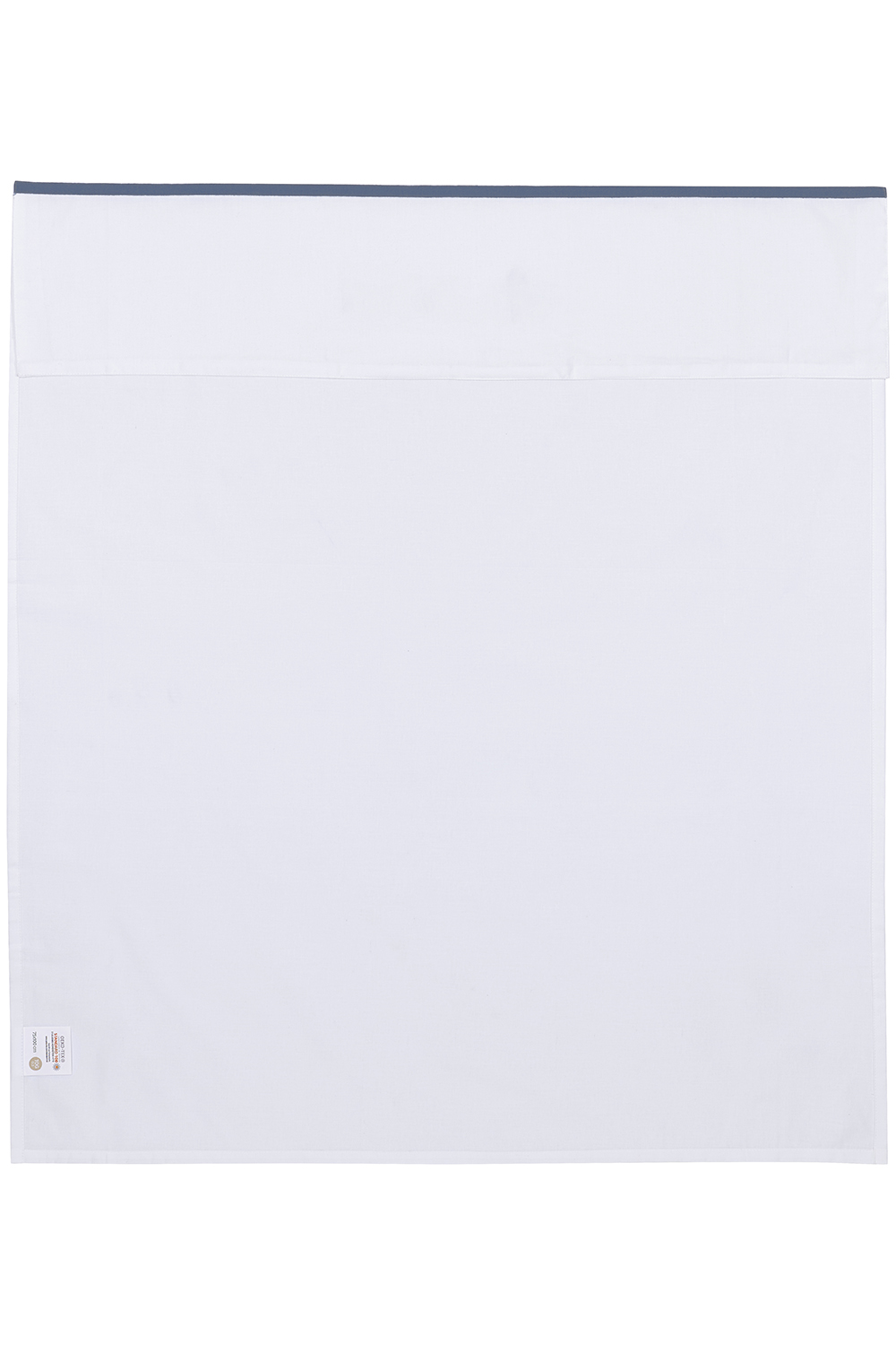 Wieglaken met Bies - Indigo - 75x100cm - afbeelding 3