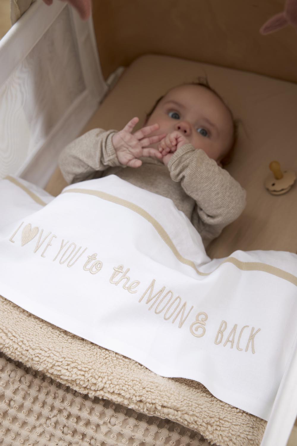 Love you to the moon & back - Sand - 75x100cm - afbeelding 6