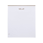 Meyco - Hello World Ledikant Laken - Taupe - 100x150cm