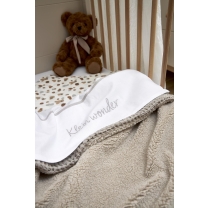 Meyco - Wieglaken Klein Wonder - Greige - 75x100cm