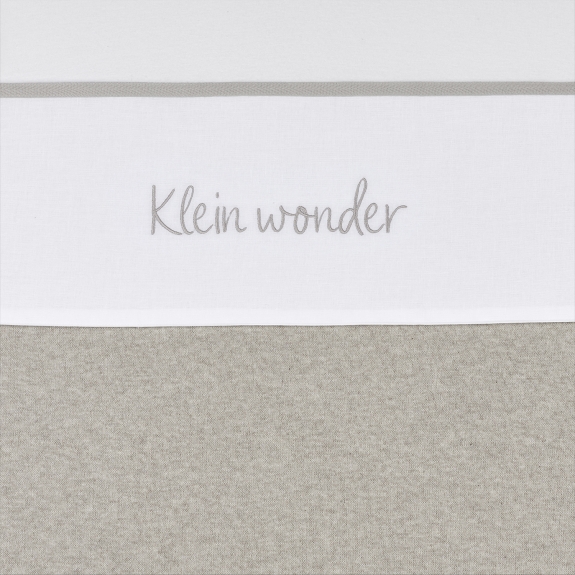Meyco - Wieglaken Klein Wonder - Greige - 75x100cm