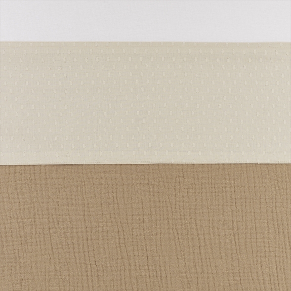 Ledikantlaken Plume - Zandkleurig - 100x150cm - 0.3 TOG