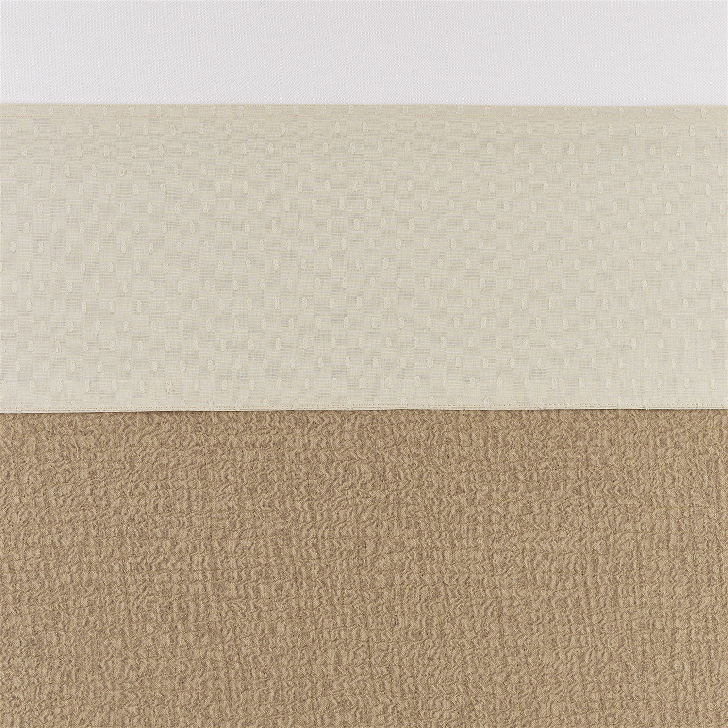Ledikantlaken Plume - Zandkleurig - 100x150cm - 0.3 TOG - afbeelding 2