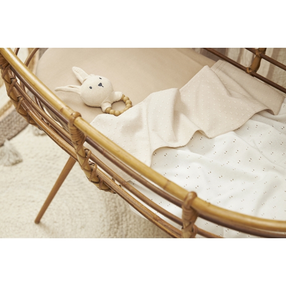 Meyco - Wieglaken Plume - Zacht Zand - 75x100cm