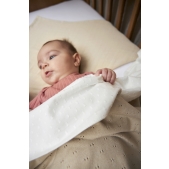 Meyco - Wieglaken Plume - Offwhite - 75x100cm