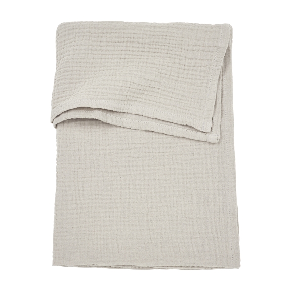 Ledikant Laken Pre-washed Hydrofiel Uni - Greige - 100x1