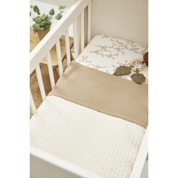 Meyco - Ledikantlaken Hydrofiel - Taupe - 100x150cm