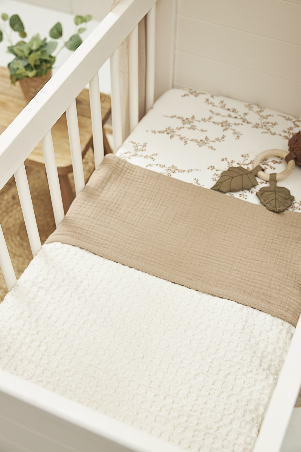 Ledikantlaken Hydrofiel - Taupe - 100x150cm - afbeelding 5