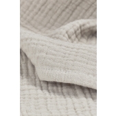 Wieglaken Pre-Washed Hydrofiel Uni - Greige - 75x100cm