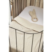 Ledikant Laken Pre-Washed Hydrofiel Uni - Soft Sand