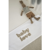 Ledikantlaken Baby Love - Sand Melange - 100x150cm