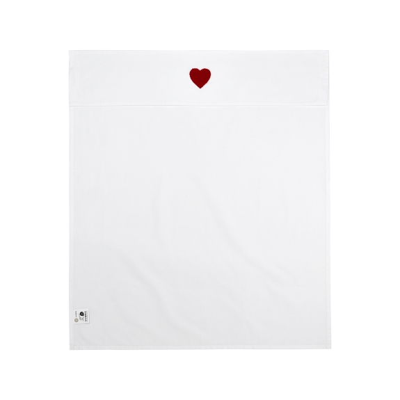 Meyco - Wieglaken Sweet Heart - Rood - 75x100cm