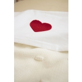 Meyco - Wieglaken Sweet Heart - Rood - 75x100cm