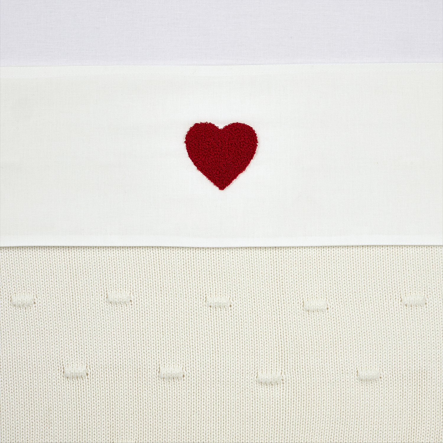 Sweet Heart Ledikantlaken - Rood - 100x150cm - afbeelding 2