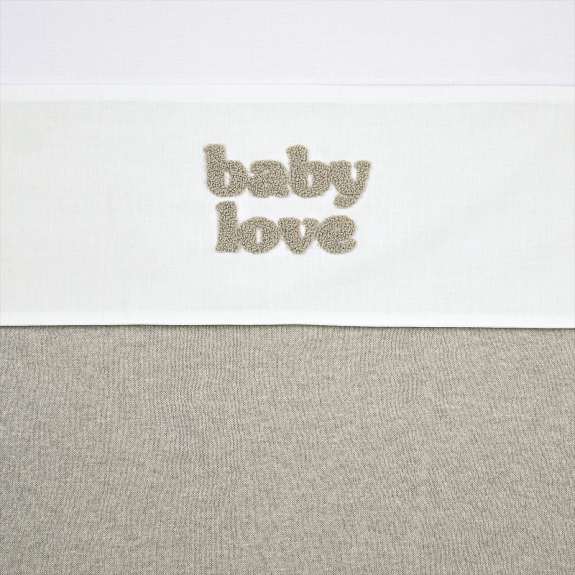 Meyco - Wieglaken Baby Love - Sand Melange - 75x100cm
