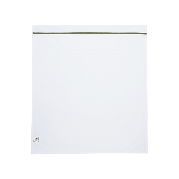 Meyco - Wieglaken met Bies - olijfgroen - 75x100cm