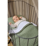 Ledikantlaken met Bies - Olijfgroen - 100x150cm