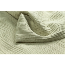 Ledikant Laken Pre-Washed Hydrofiel Uni - Soft Olive