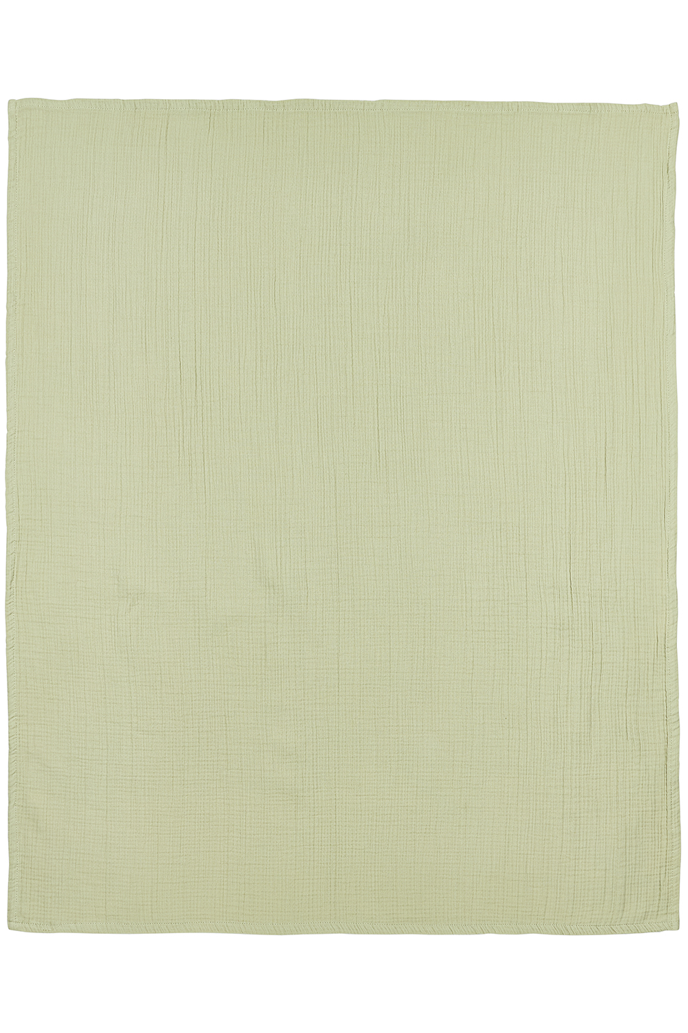 Ledikant Laken Pre-Washed Hydrofiel Uni - Soft Olive - afbeelding 3