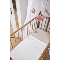 Meyco - Wieglaken Hydrofiel Uni - Natural - 75x100cm