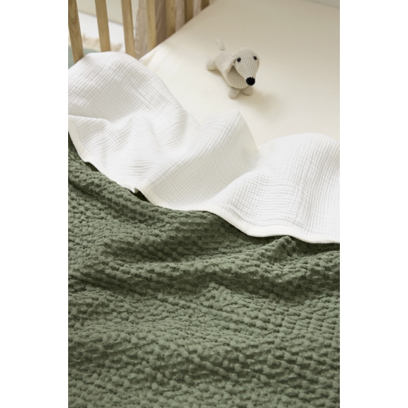 Meyco - Wieglaken Hydrofiel Uni - Natural - 75x100cm