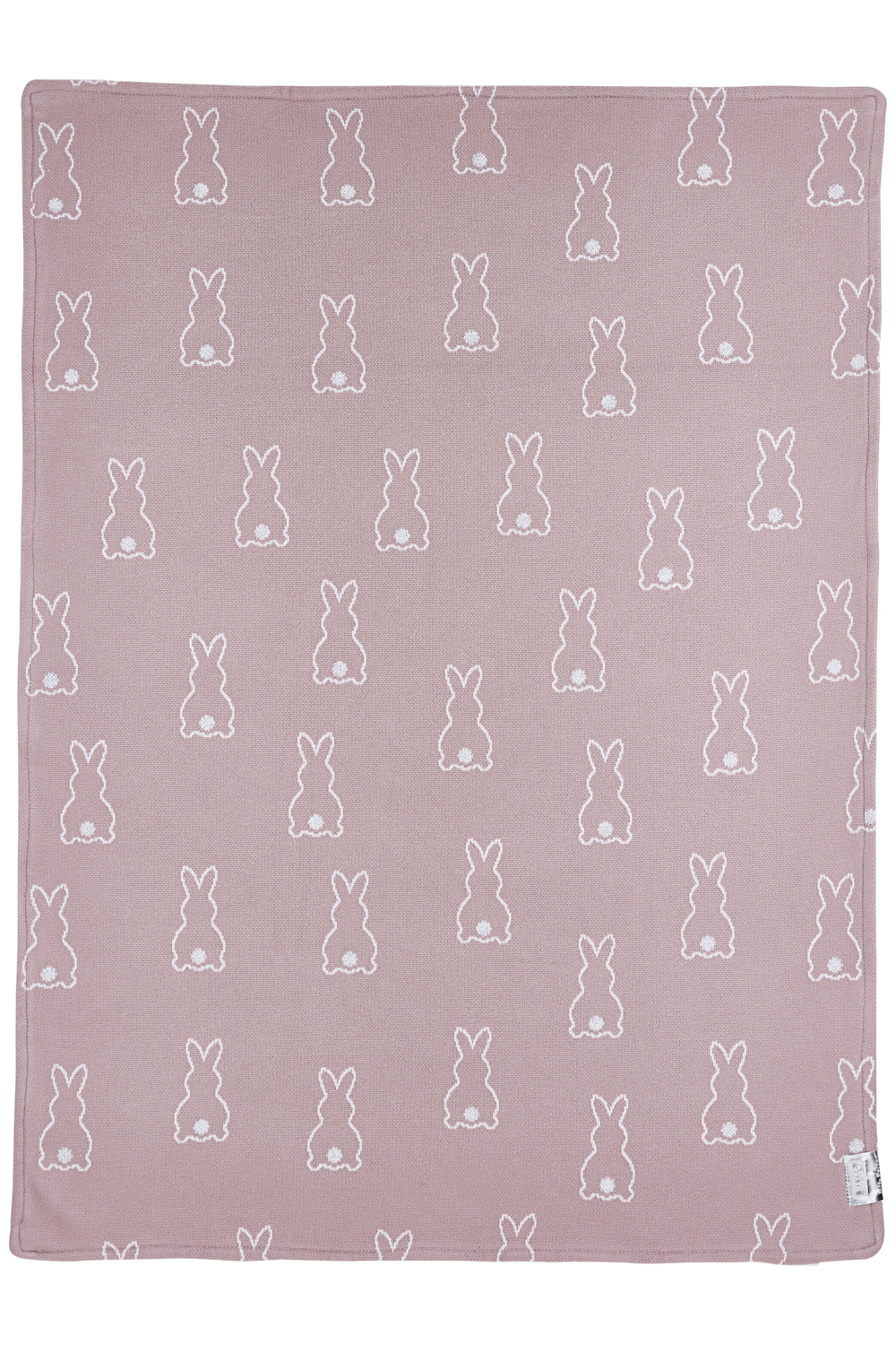 Rabbit Velvet Wiegdeken - Lilac - 75x100cm - afbeelding 3