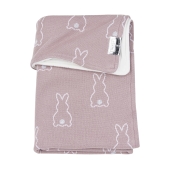Meyco - Rabbit Velvet Wiegdeken - Lilac - 75x100cm