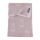 Meyco - Wiegdeken Konijntje - lila - 75x100cm - 1.0 TOG
