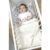 Meyco - Ledikant Deken Offwhite - 100x150cm