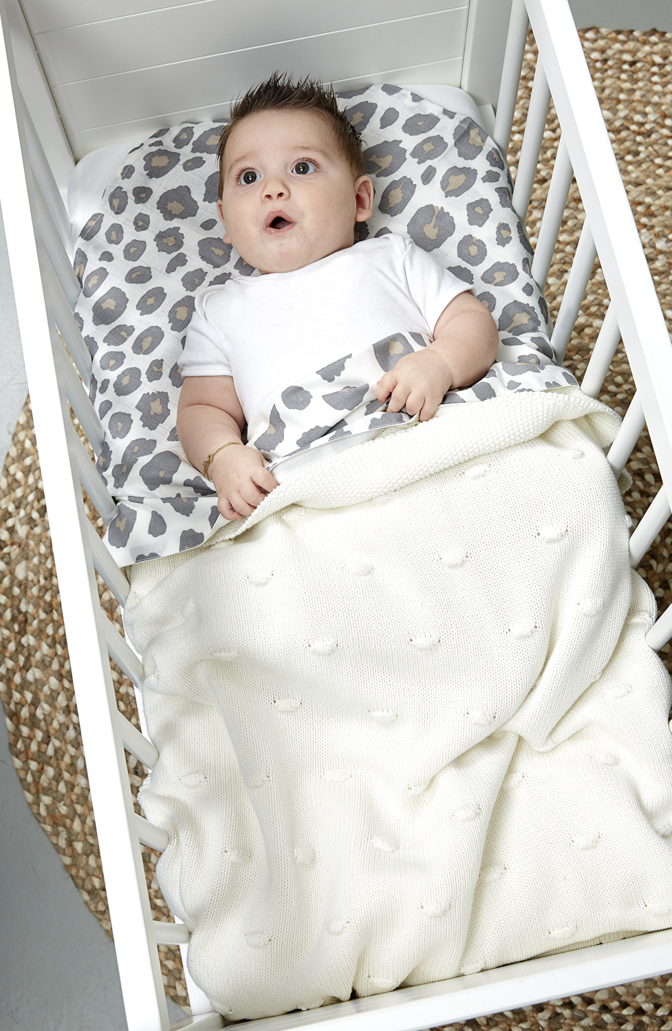 Ledikant Deken Offwhite - 100x150cm - afbeelding 5