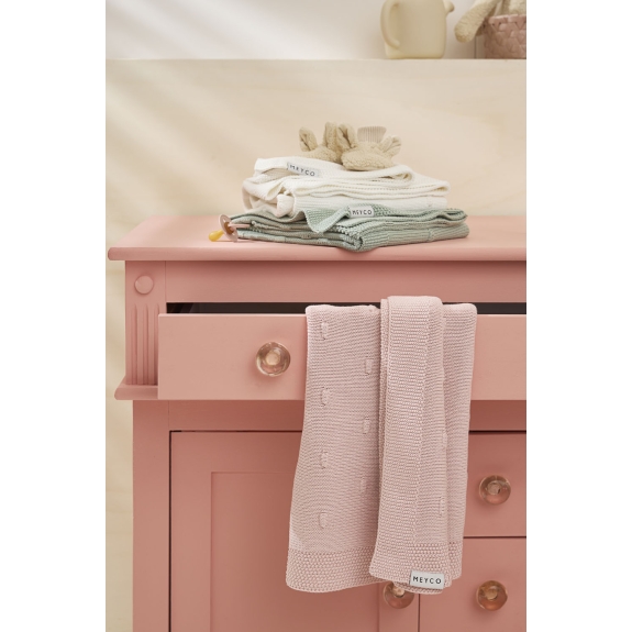 Meyco - Ledikant Deken Offwhite - 100x150cm