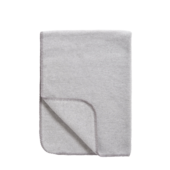 Meyco - Geweven Wiegdeken - Grey Melange - 75x100cm