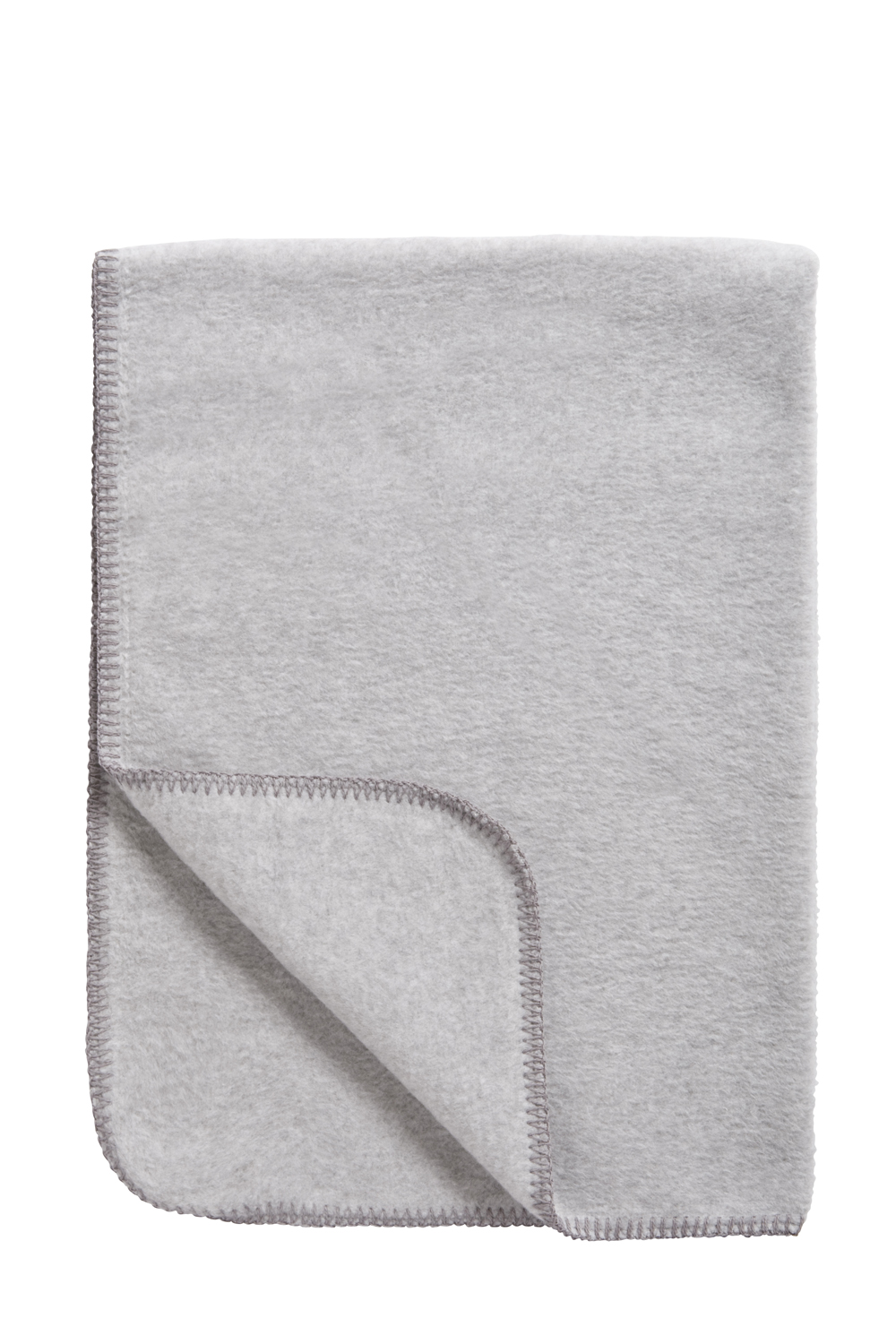 Geweven Wiegdeken - Grey Melange - 75x100cm - afbeelding 2