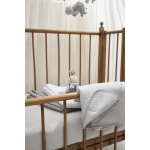 Geweven Wiegdeken - Grey Melange - 75x100cm