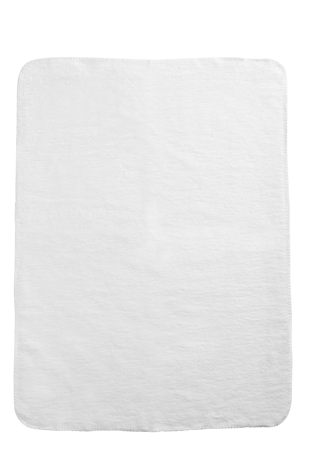 Geweven Ledikant Deken - Wit - 100x150cm - afbeelding 4