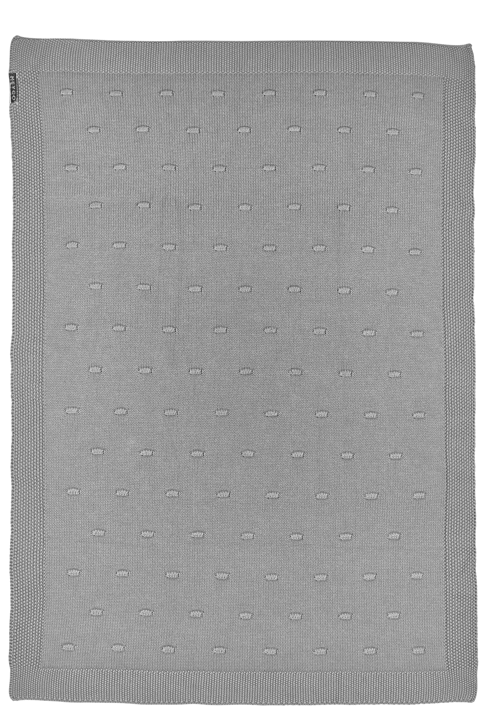 Wiegdeken met Knopen - Grijs - 75x100cm - afbeelding 4