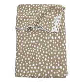 Meyco - Wiegdeken Cheetah - Taupe - 75x100cm