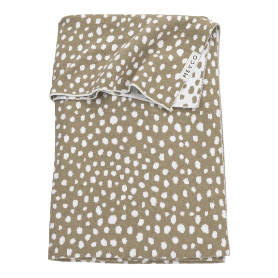 Meyco - Wiegdeken Cheetah - Taupe - 75x100cm