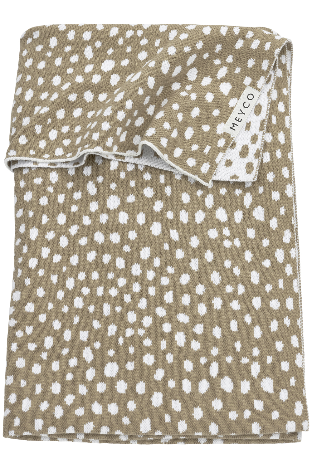Wiegdeken Cheetah - Taupe - 75x100cm - afbeelding 2