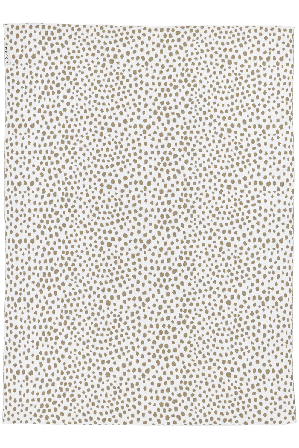 Wiegdeken Cheetah - Taupe - 75x100cm - afbeelding 4
