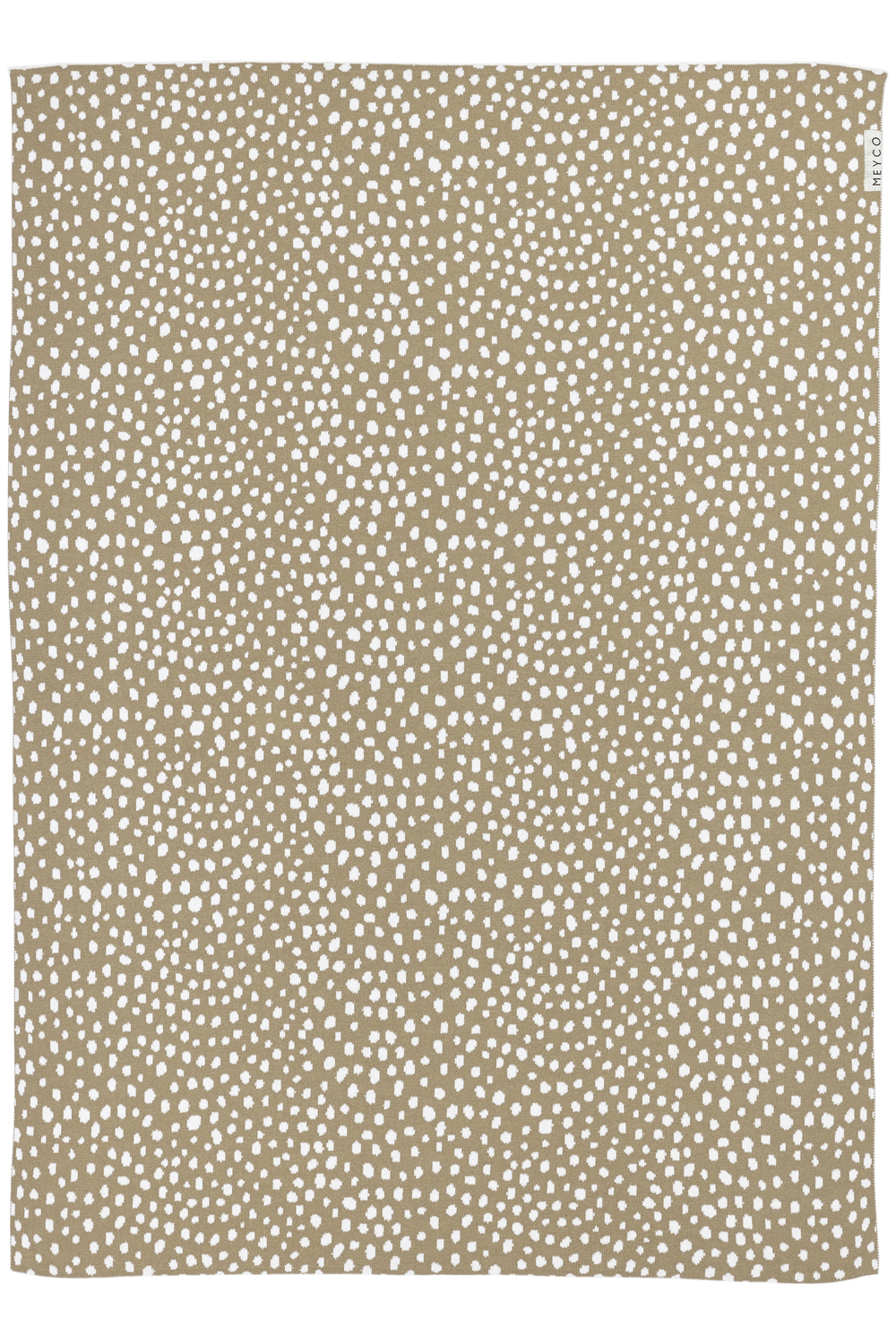 Wiegdeken Cheetah - Taupe - 75x100cm - afbeelding 3