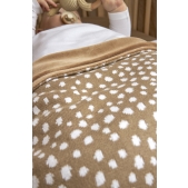 Meyco - Wiegdeken Cheetah Taupe 75x100cm 2.0 TOG