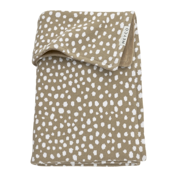 Meyco - Wiegdeken Cheetah Taupe 75x100cm 2.0 TOG