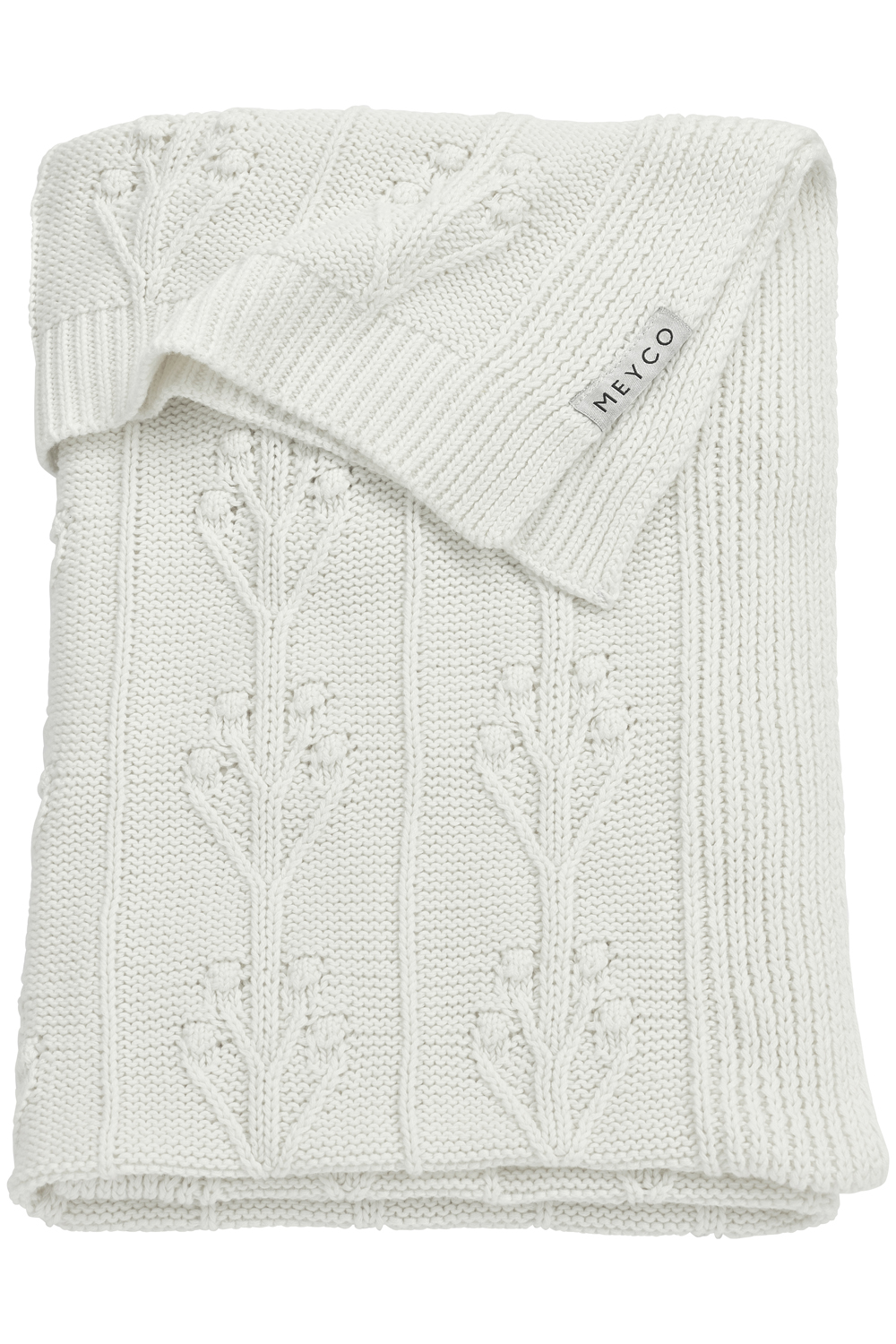 Romantische Bloemen Wiegdeken - offwhite - 75x100cm - afbeelding 2