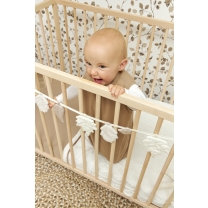 Romantische Bloemen Wiegdeken - offwhite - 75x100cm