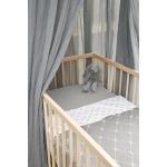 Wiegdeken Louis - grijs - 75x100cm - 1.0 TOG