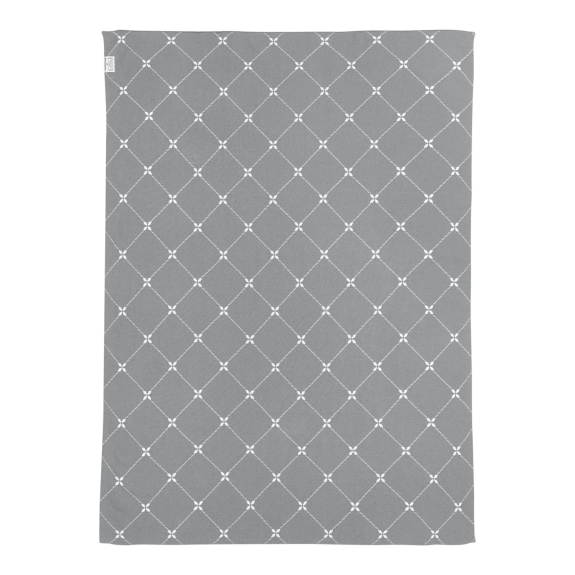 Meyco - Wiegdeken Louis - grijs - 75x100cm - 1.0 TOG